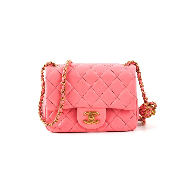 ITEM 9 - Chanel Mini Square Pink Microchipped