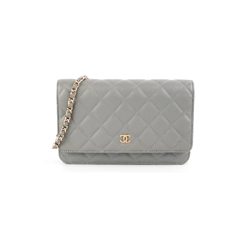 Deal of The Week - Chanel Wallet on Chain WOC Caviar Grey