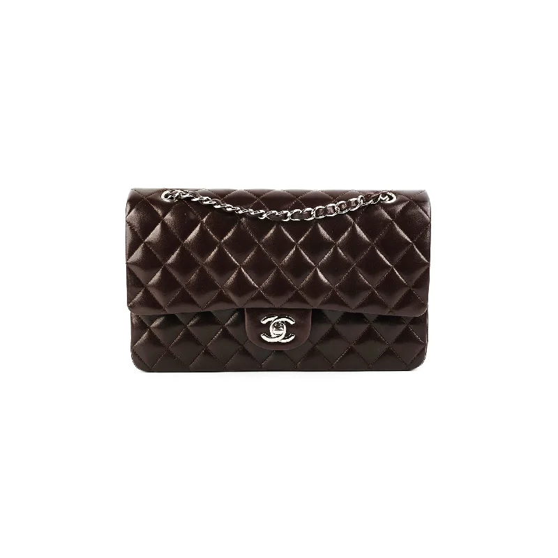 Chanel Medium/Large Classic Double Flap Dark Chocolate