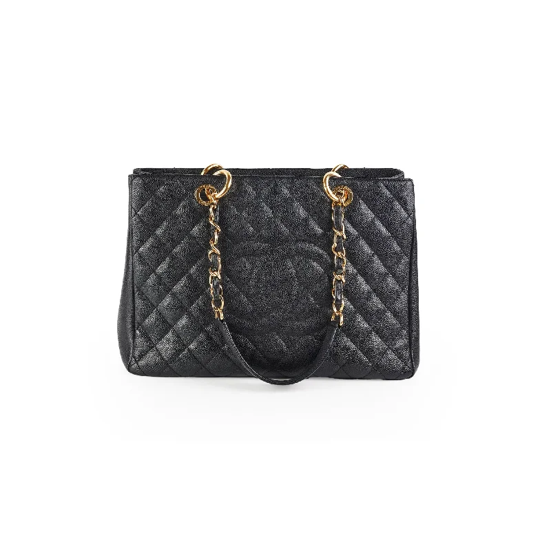 Chanel Caviar GST Grand Shopping Tote Black