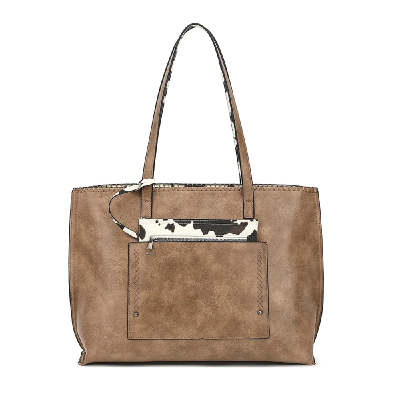 2 IN 1 LARGE TOTE WITH FRONT SLIP PKT 24775