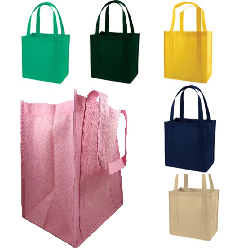 200 ct Reusable Grocery Bag / Shopping Tote with PL Bottom - By Case