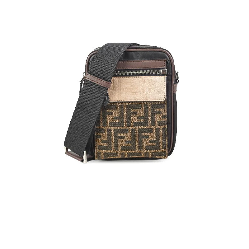 Fendi Monogram/Black Men's Crossbody