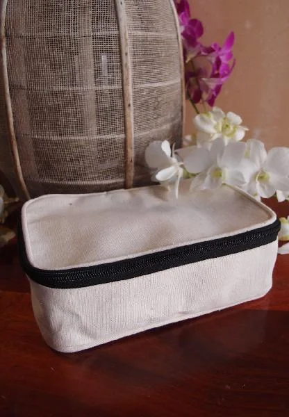 60 ct Canvas Zippered Toiletry Bag Travel Dopp Kit - By Case