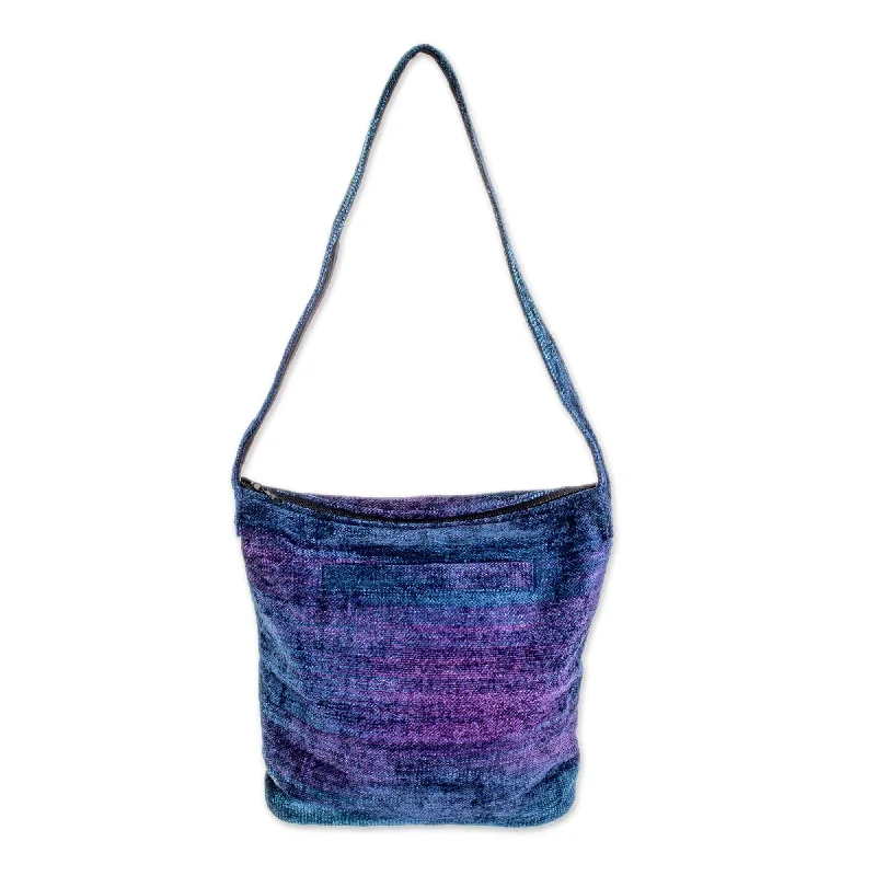 Bamboo Chenille Bag Handmade in Guatemala - Magical Moon