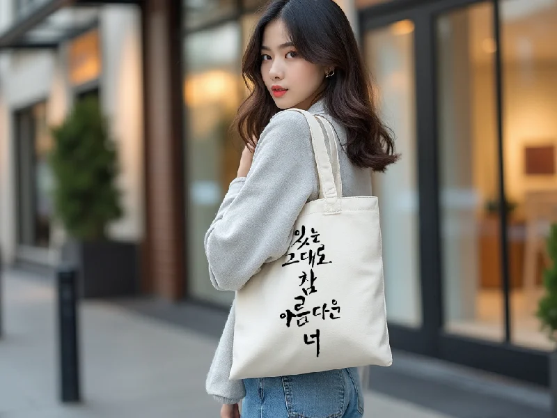 Beautiful the way you are Cotton Canvas Tote Bag - EmpressKorea