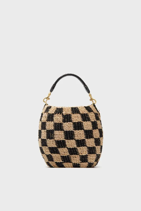 Black & Natural Checker Pot de Miel