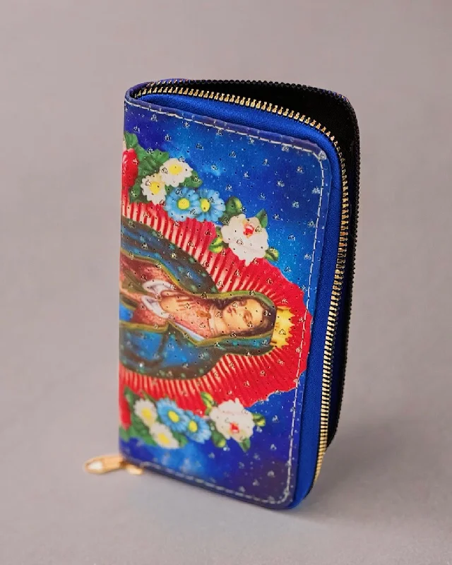 Blue Virgin Mary Wallet