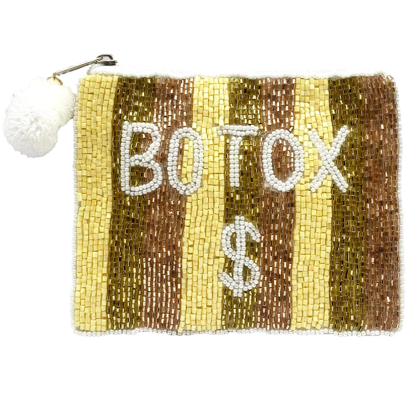 Botox Money $ Beaded Coin Purse