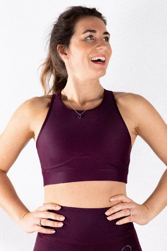 Sustainable Purple Breath performance top