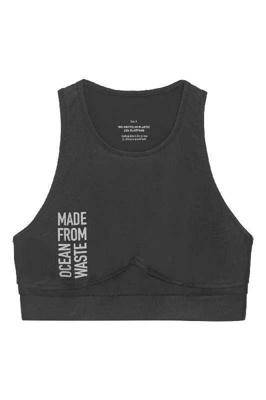 Sustainable Black Breath performance top statement