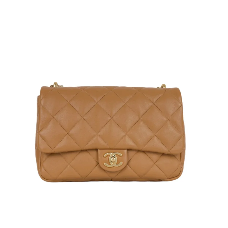 Chanel Large Chunky Chain Flap - Caramel