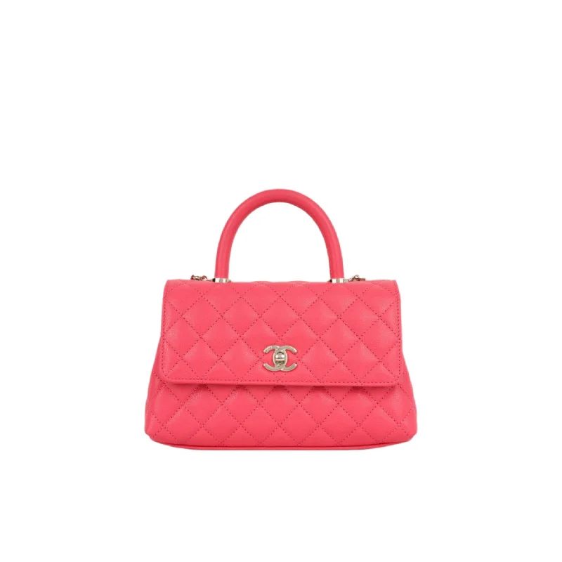 Chanel Small Coco Handle - Hot Pink