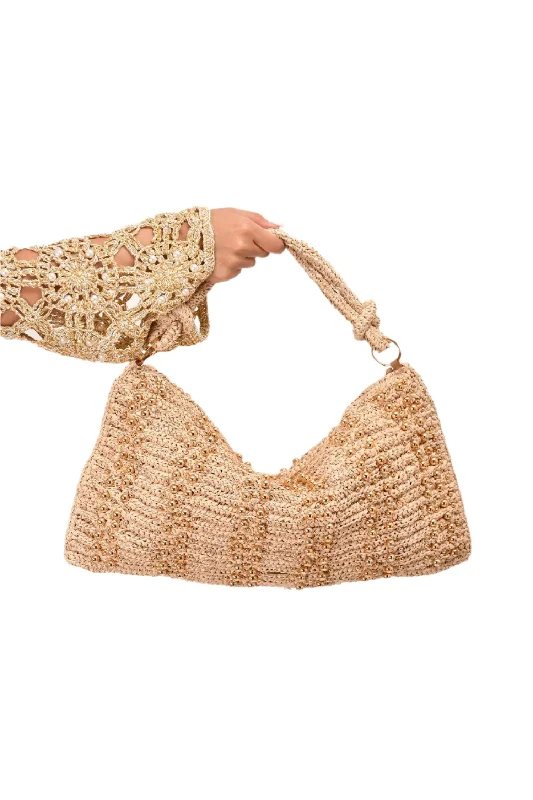 Cult Gaia Natural 'Hera Shoulder' Bag