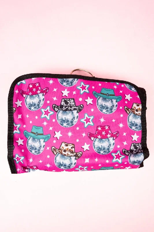 Disco Queen Roll Up Cosmetic Bag