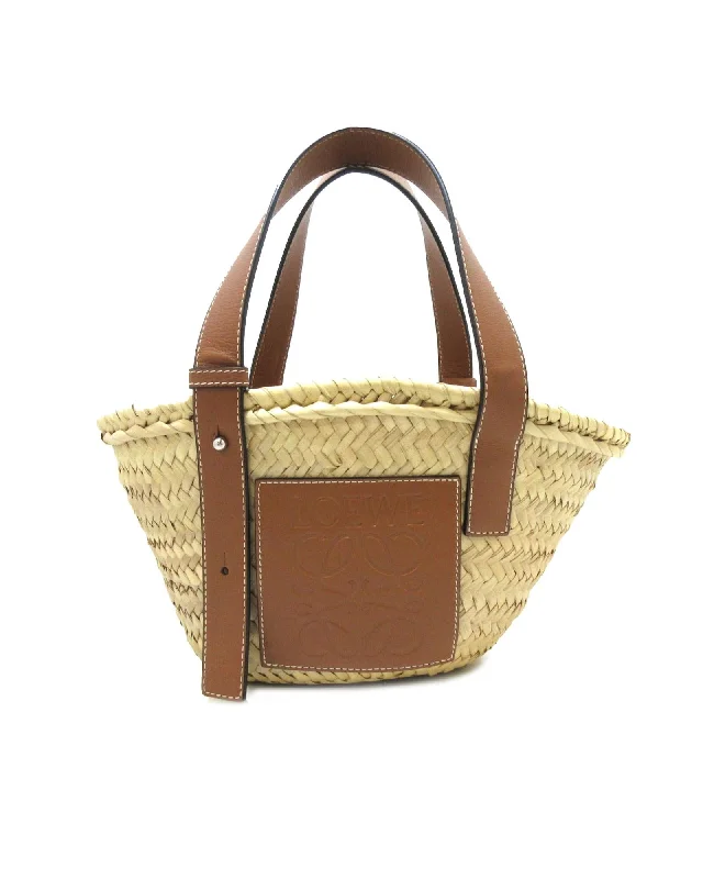 Raffia Basket Tote Bag