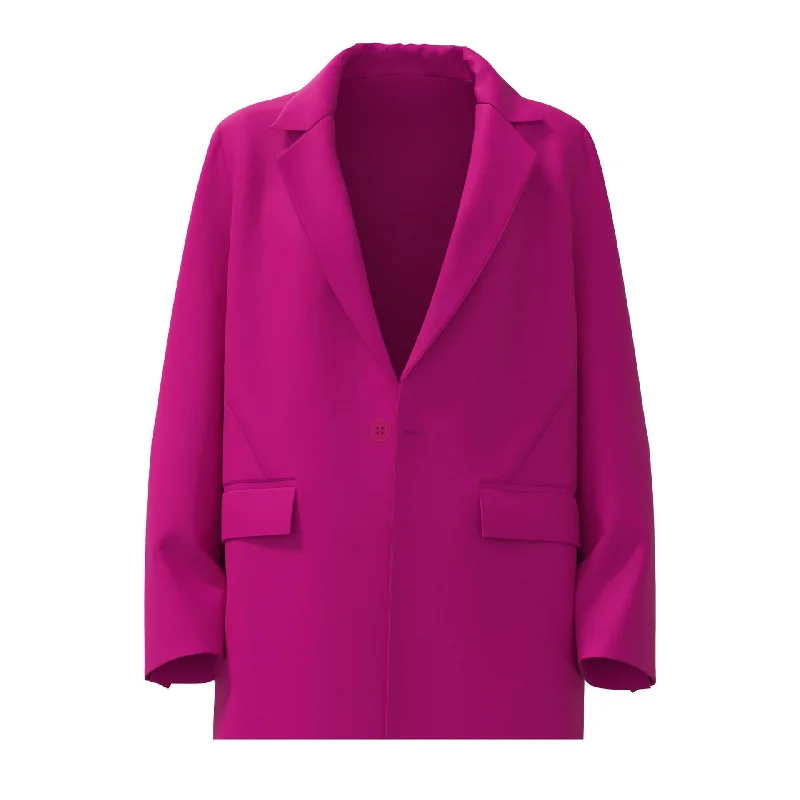 Gender Neutral Jacket in Pink from Tencel