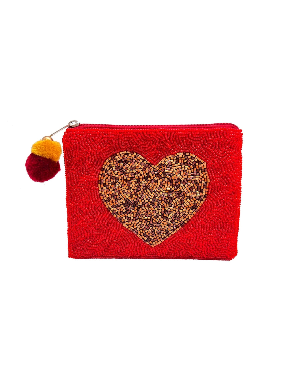 Gold Heart Coin Purse