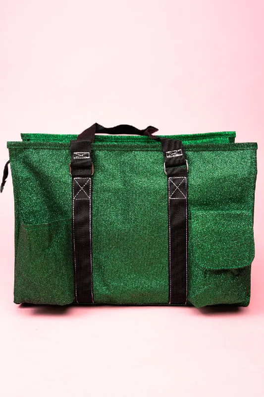 Green Glitz & Glam Get Organized Tote