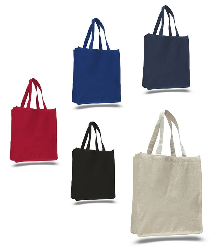 HEAVY SHOPPER CANVAS TOTE BAG