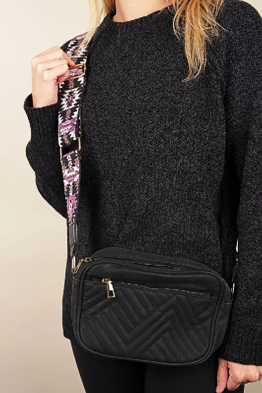 Kalindi Pass Guitar Strap Black Dani Crossbody