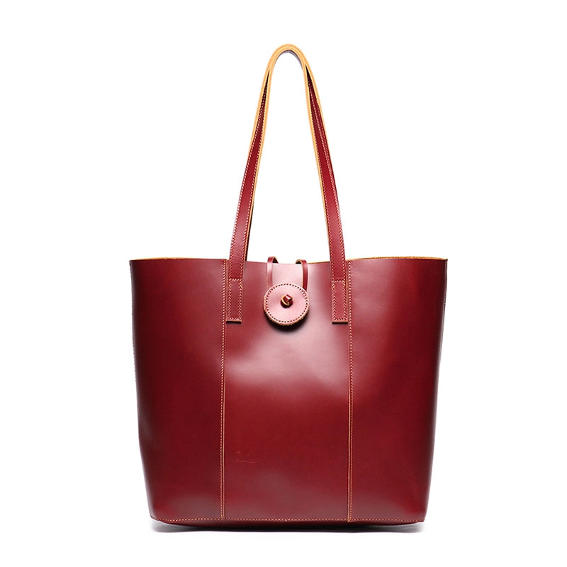 Classic Crazy Horse Leather Tote