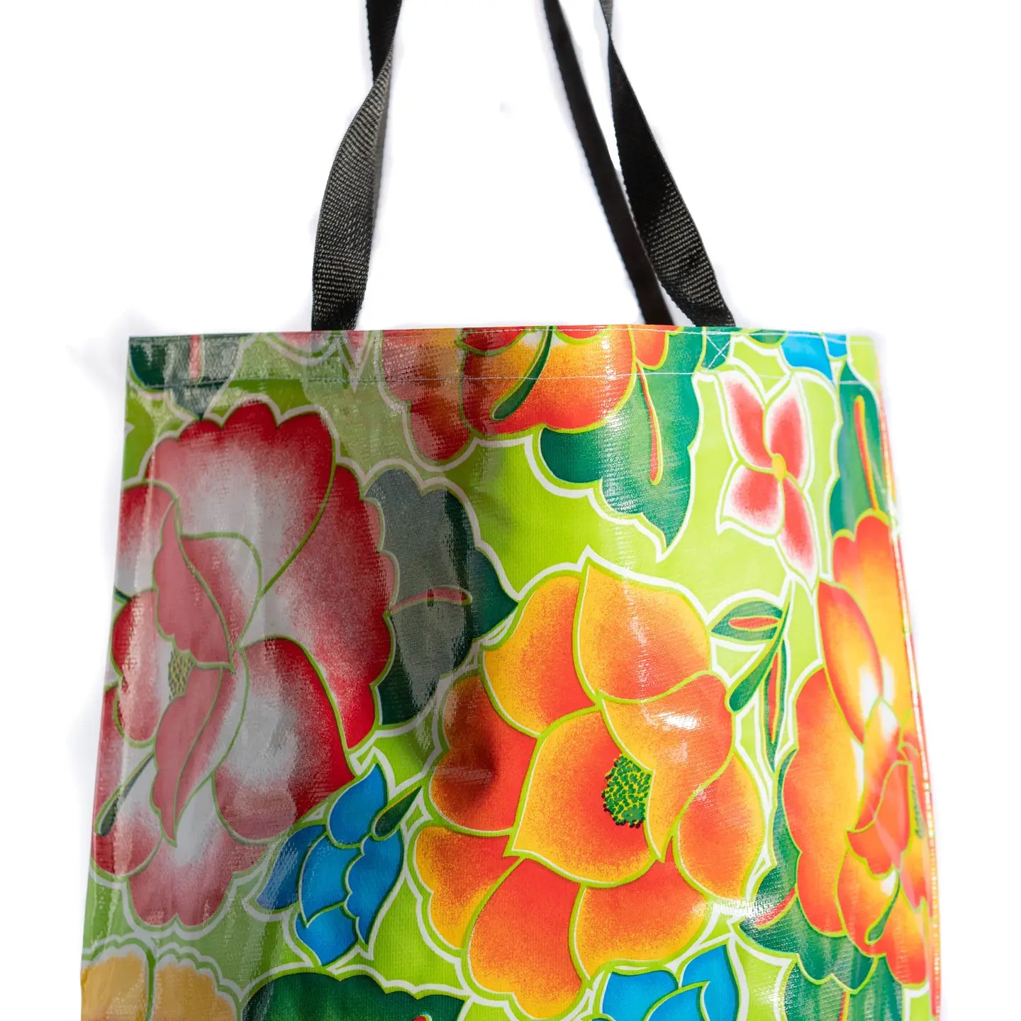 Lime Tehuana Tote - Large