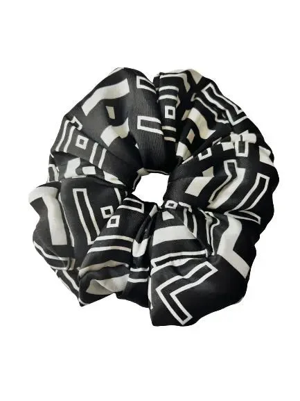 Love Hero Scrunchie in Monogram Print