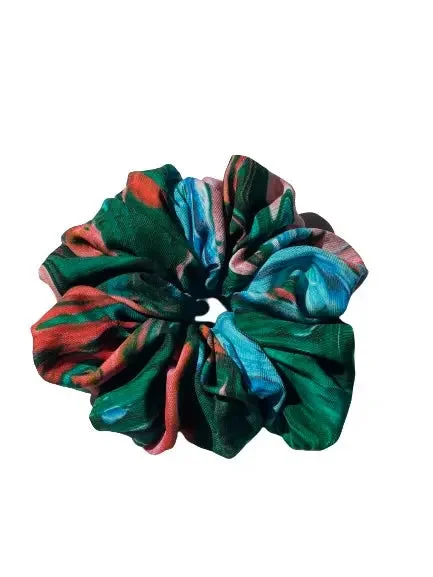 Love Hero Scrunchie in Monogram Print