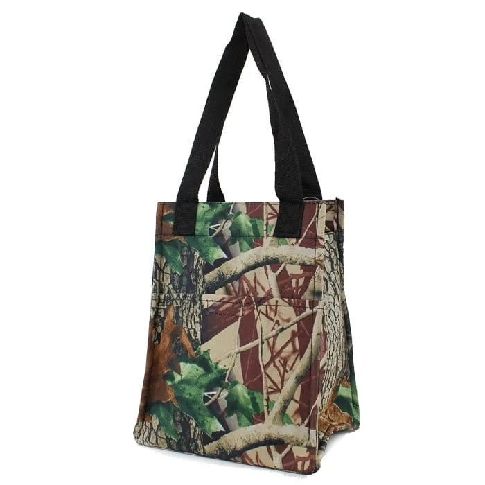 LT11-703 Camo Print Lunch Tote Bag