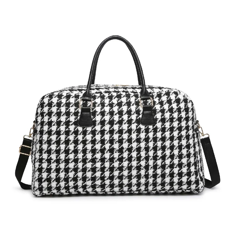 Houndstooth Black