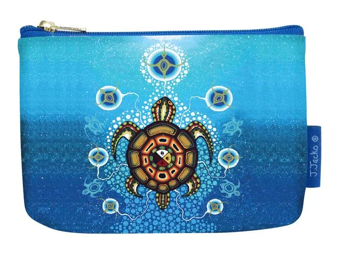 Native Fashion Coin Purse - Medicine Turtle (2163)