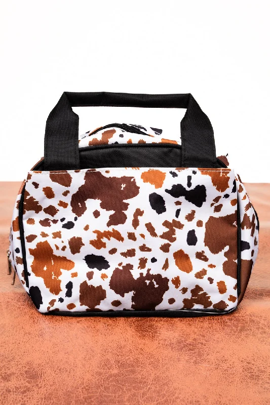 Caffe Moo-cha Insulated Bowler Style Lunch Bag