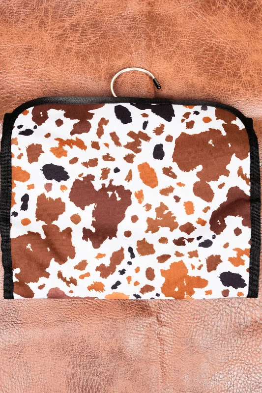 Caffe Moo-cha Roll Up Cosmetic Bag