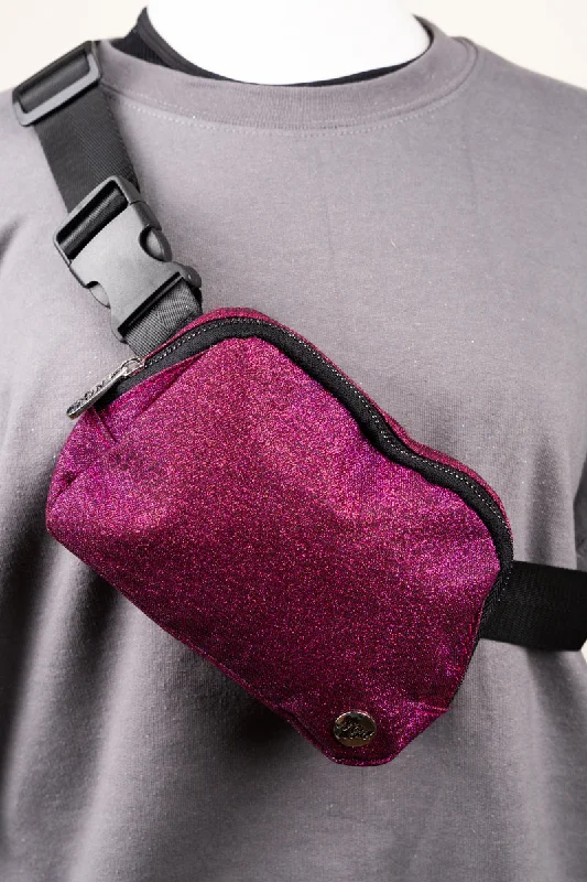 Hot Pink Glitz & Glam Brooklyn Belt Bag