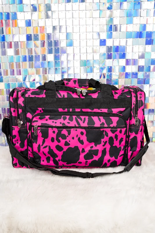 Hot Pink Milkin' It Duffle Bag 20"