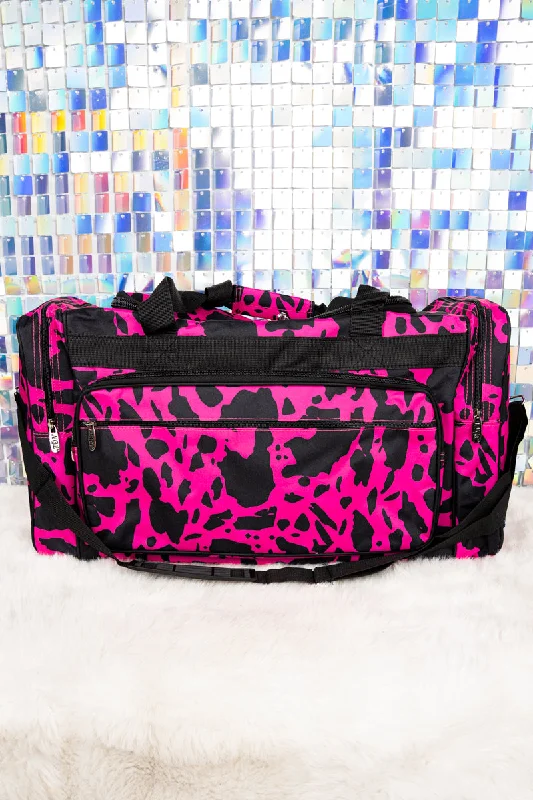 Hot Pink Milkin' It Duffle Bag 23"