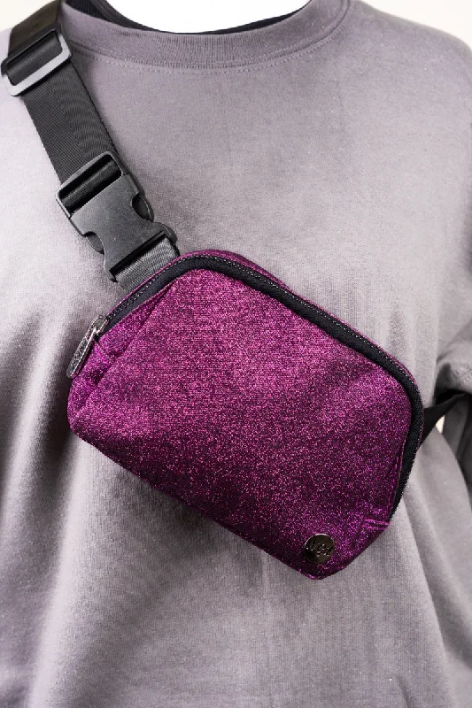 Purple Glitz & Glam Brooklyn Belt Bag