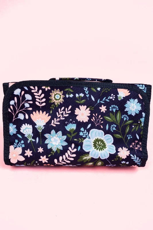 Summer Meadow Roll Up Cosmetic Bag