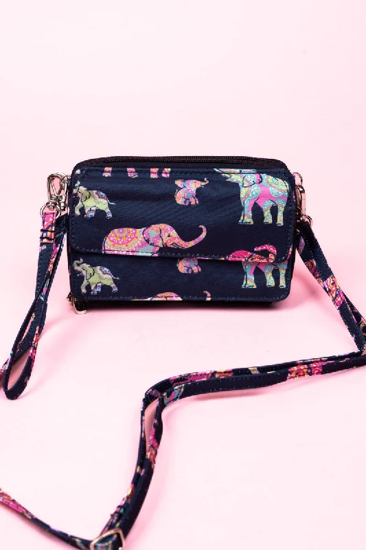 Thailand Tusks Crossbody Organizer Clutch