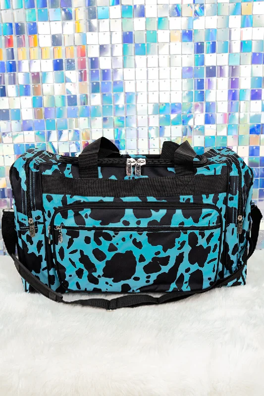 Turquoise Milkin' It Duffle Bag 20"