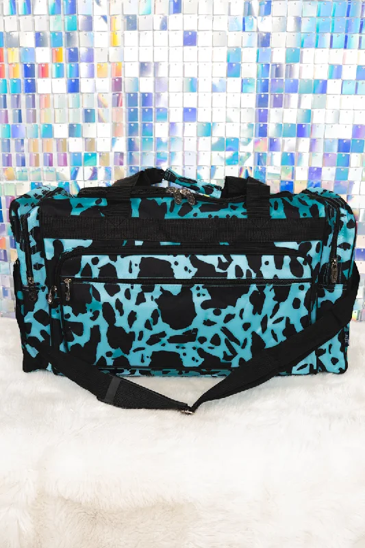 Turquoise Milkin' It Duffle Bag 23"