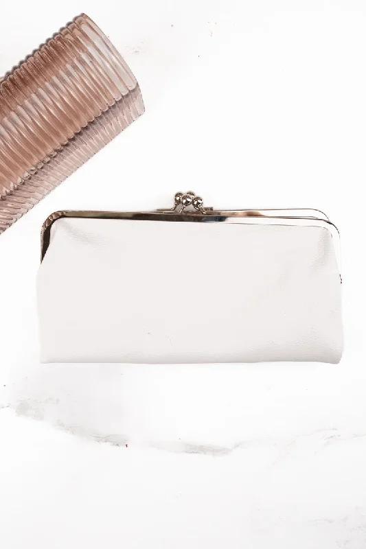 Twice as Nice Clutch Wallet in White