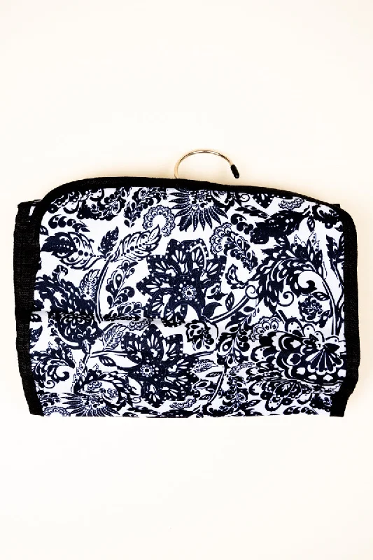 Victorian Garden Roll Up Cosmetic Bag