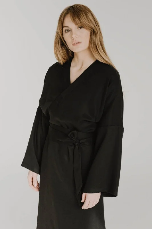 Eco-friendly ZOOV Wrap Dress made from Tencel