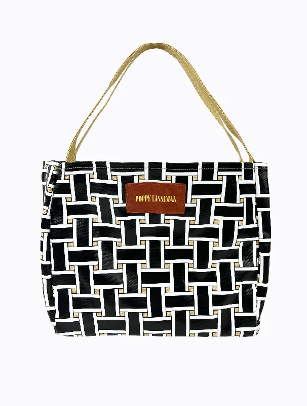 Polanco Tote - Black Weave