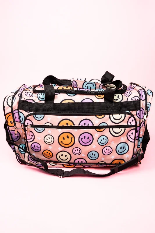 Put On A Happy Face Duffle Bag 23"