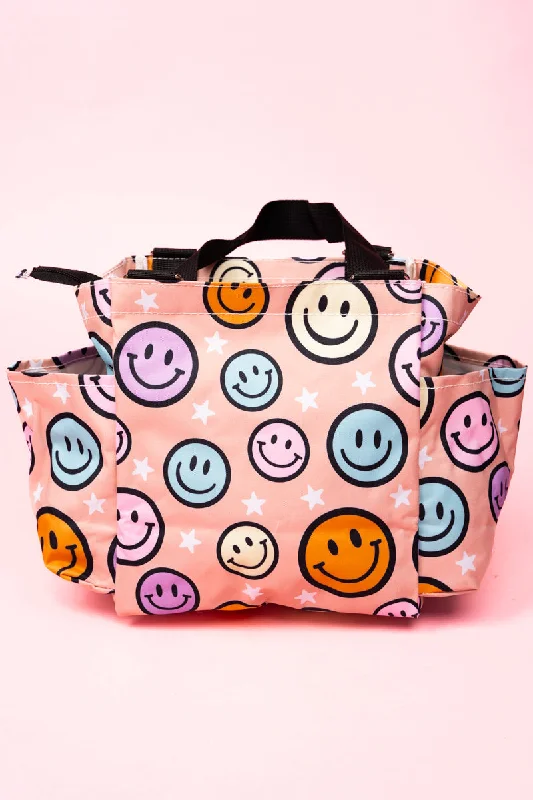 Put On A Happy Face Organizer Tote