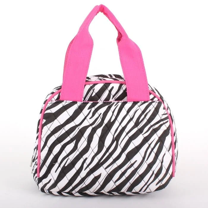 QZB2755 Quilted Zebra Lunch Bag