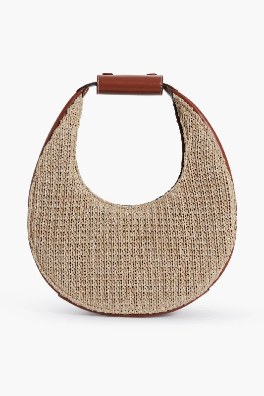 Raffia Mini Moon Bag